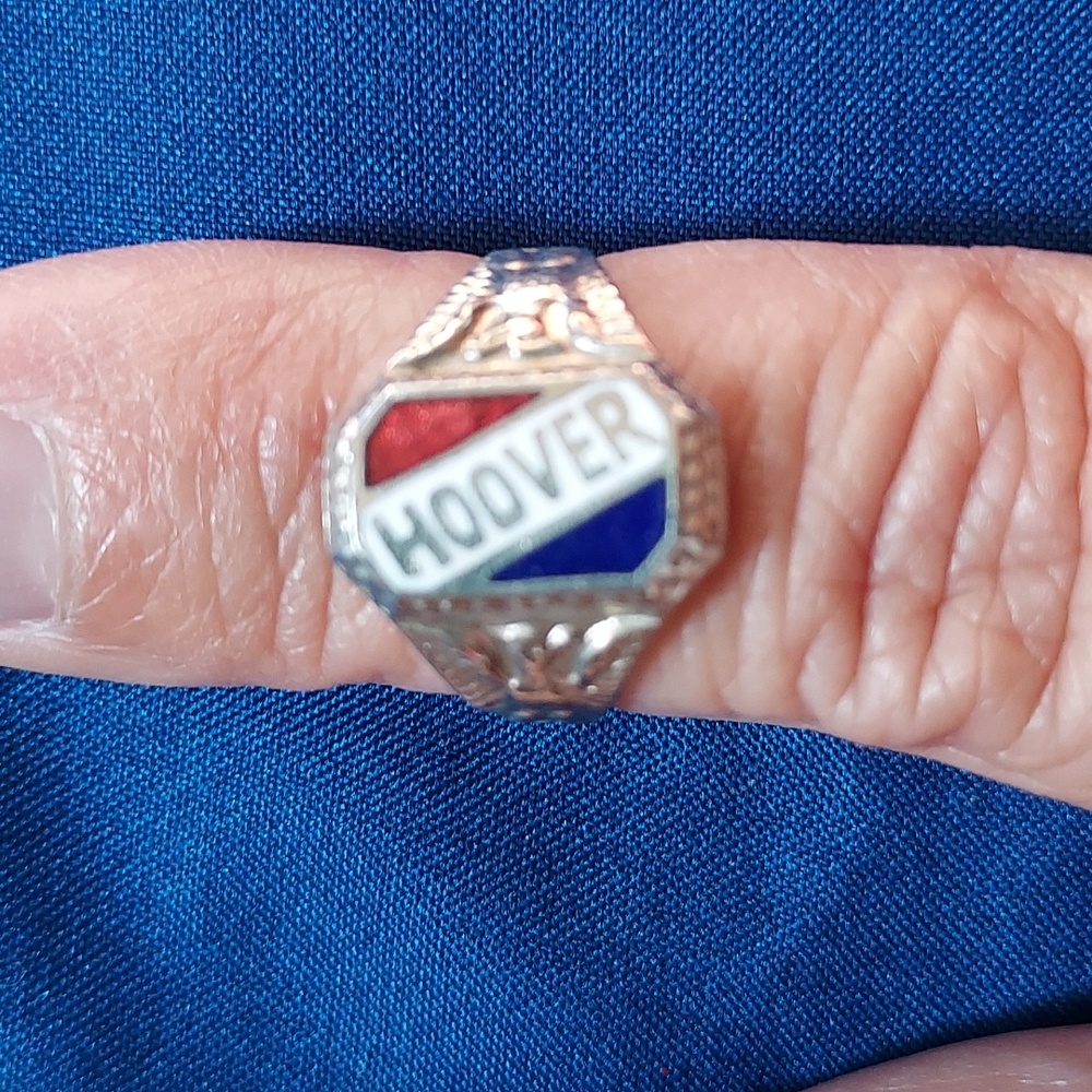 Antique 1928 Hoover Ring